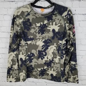BULA | thermal base layer crewneck long sleeve camo top